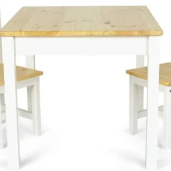 Le Table En Bois POLA (blanc/pin)