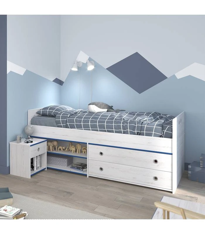 Lit Avec Tiroirs De Rangement Snoozy â Image 2