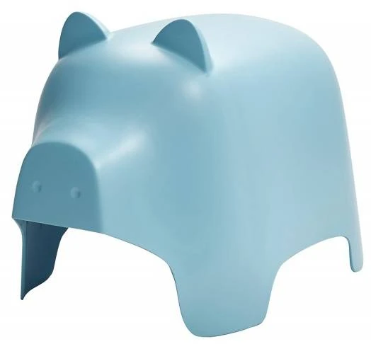 Chaise Enfant En Plastique Bleu - COCHON