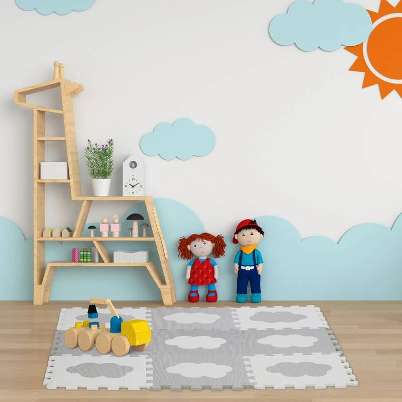 18 PiĂšces Tapis De Sol Puzzle Nuage â Image 16