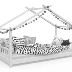 Lit Cabane Design Blanc