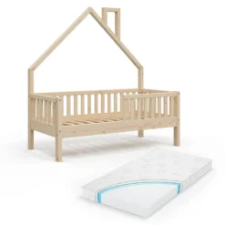 Lit Cabane Noemi 70x140cm Avec Matelas