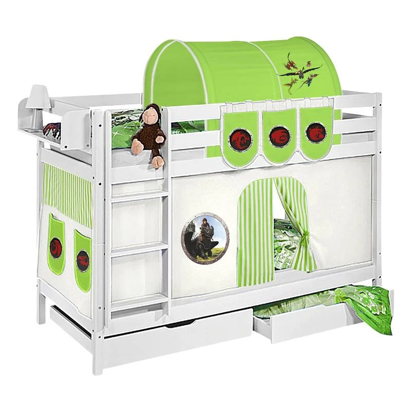 Lit Ludique JELLE Dragons Vert