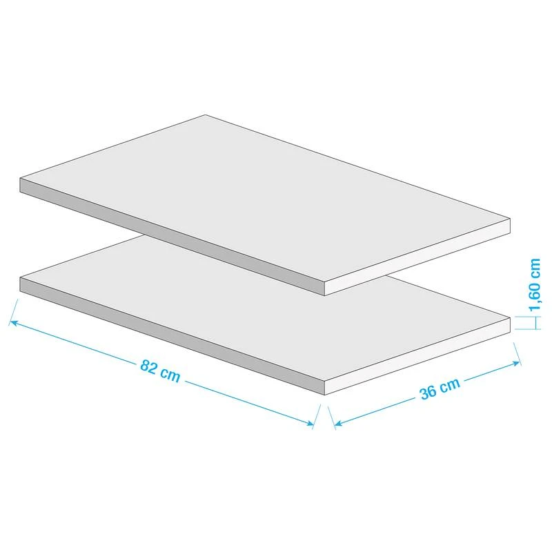 85er étagères Rauch Aik (lot De 2) – Image 2