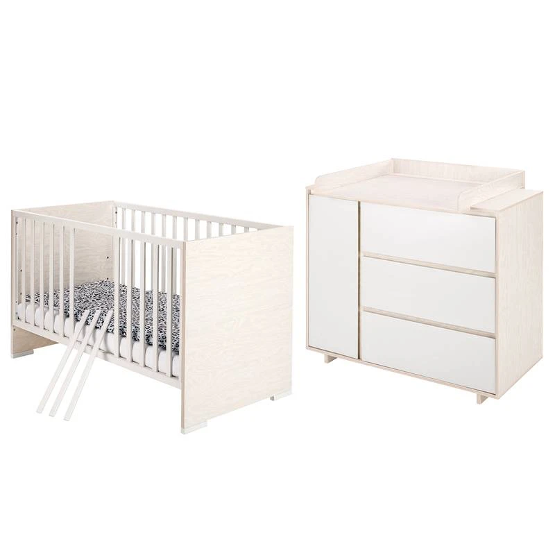Chambre Bébé Capri White I (2 éléments) – Image 2