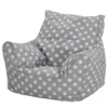 Pouf Pour Enfant White Dots