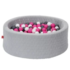 Piscine Ă Balles Soft Cosy Geo Gris