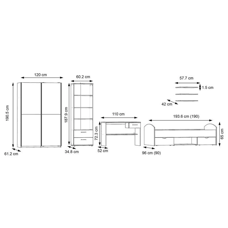 Chambre D’enfant Loup (7 éléments) – Image 7
