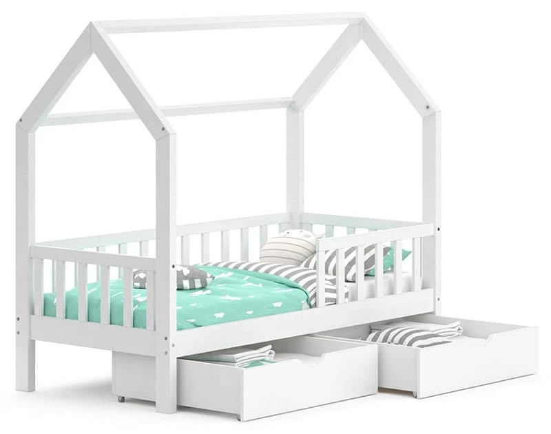 Lit Cabane Wiki 80x160cm & 2 Tiroirs