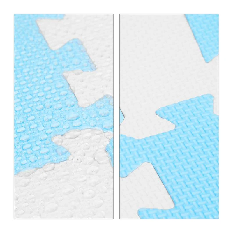 9x PiĂšces De Tapis De Jeu Bleu-jaune â Image 14