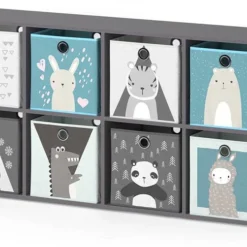 Etagère Scutum Gris 8 Compartiments