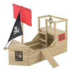 Cabane Bateau Pirate Galleon En Bois
