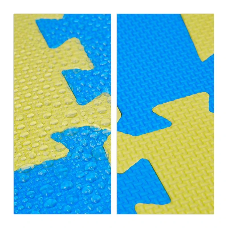 9x PiĂšces De Tapis De Jeu Bleu-jaune â Image 7