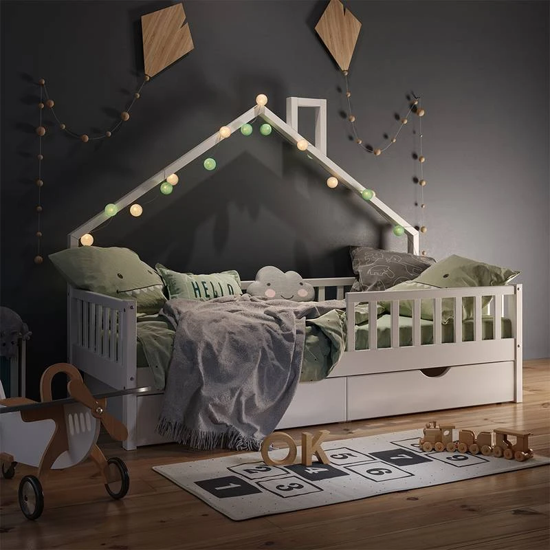 Lit Cabane Noemi, Matelas Et 2 Tiroirs â Image 2