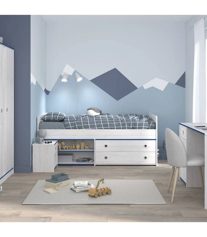 Lit Avec Tiroirs De Rangement Snoozy â Image 3