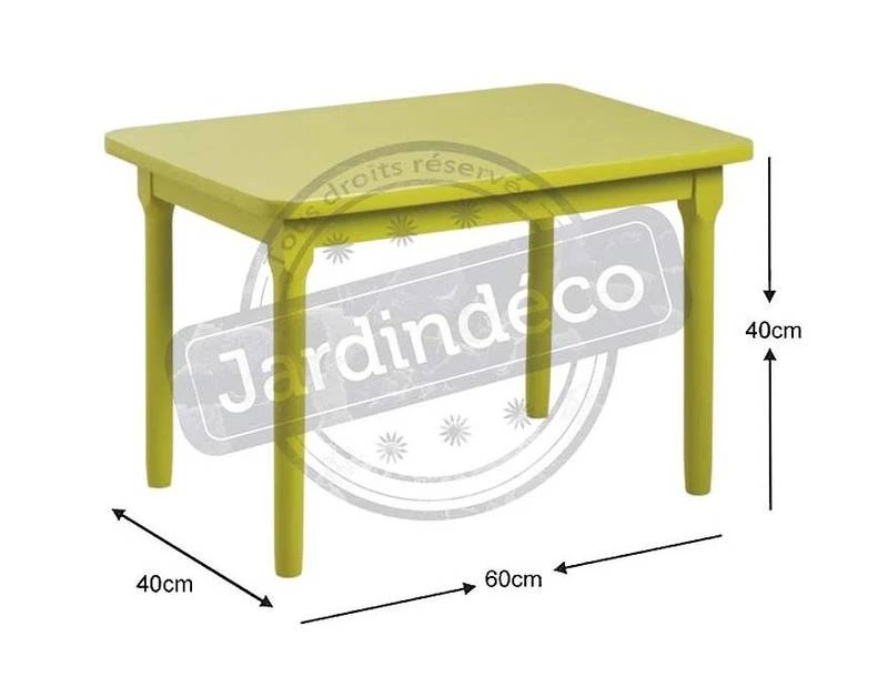 Table Enfant En HĂȘtre â Image 2