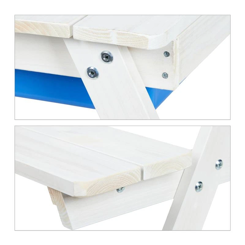 Table De Jeu Enfants En Bois Blanc â Image 8
