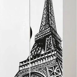 Armoire Blanche ROMA - Tour Eiffel
