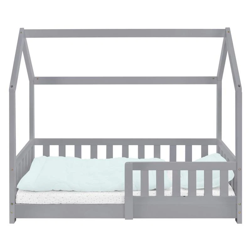 Lit Enfant 140x70cm Gris Clair