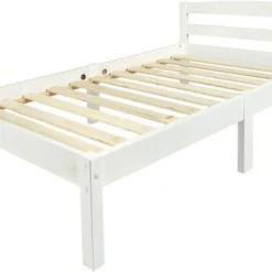 Lit Blanc Sans Un Matelas Clasic 70/140