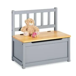 Pinolino Banc Coffre Pour Enfants Fenna , Gris