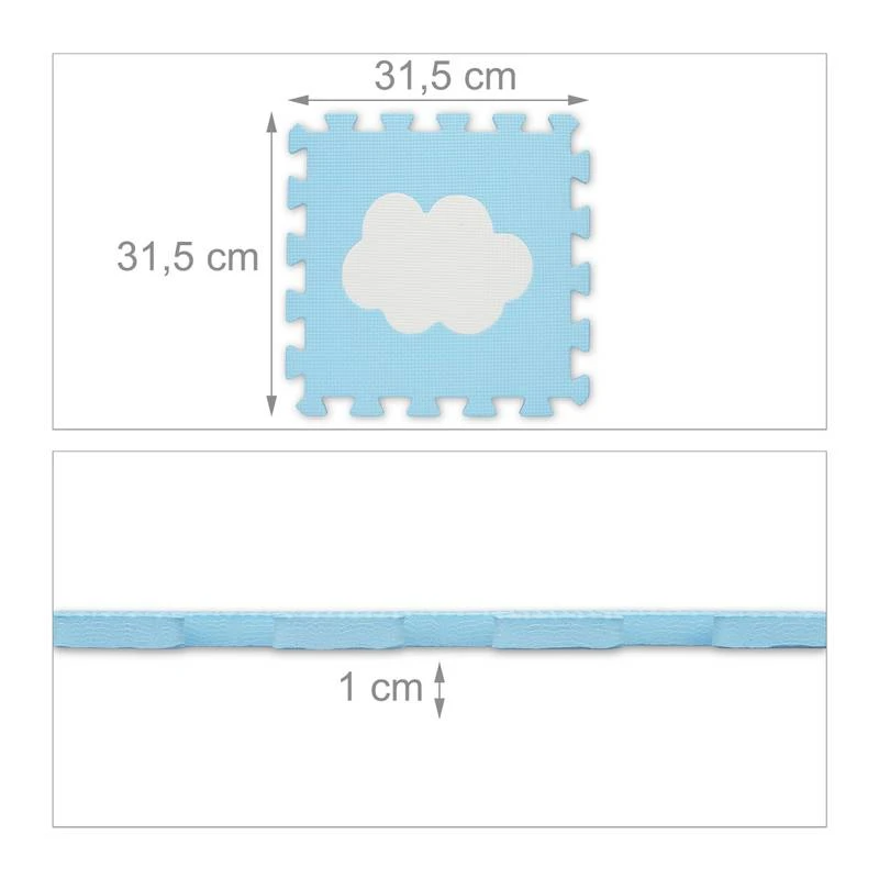 18 PiĂšces Tapis De Sol Puzzle Nuage â Image 14