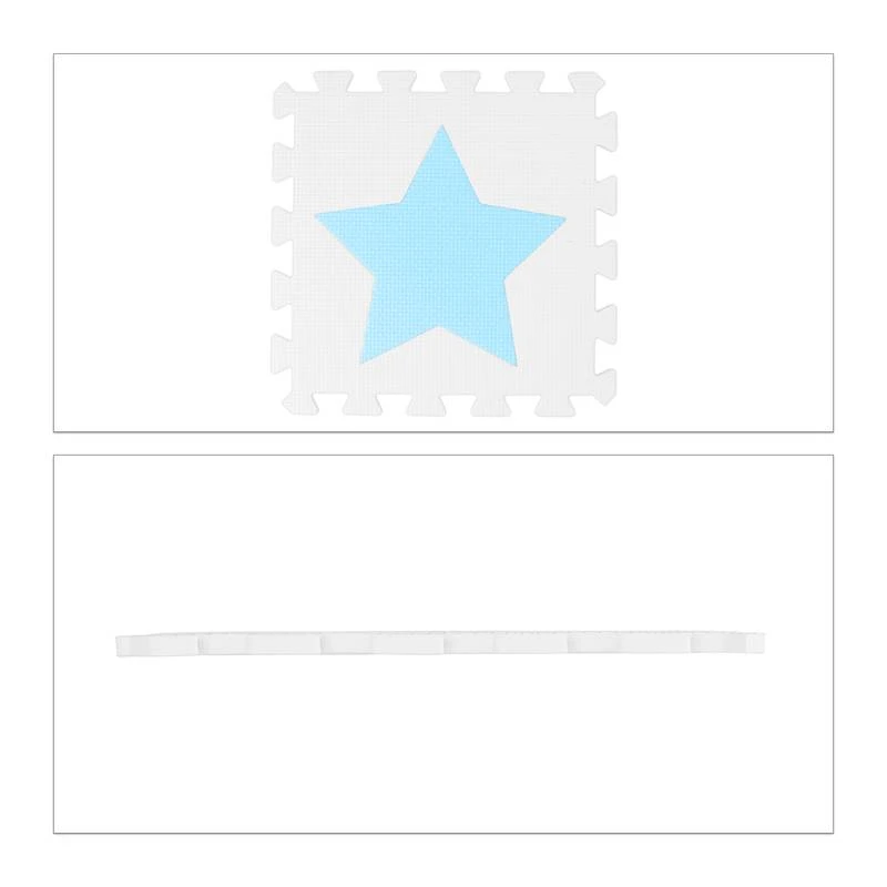 9x PiĂšces De Tapis De Jeu Bleu-jaune â Image 16