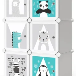 Armoire Andy Gris Modulable