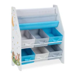 Etagère Enfants 6 Boîtes Et 2 Cases