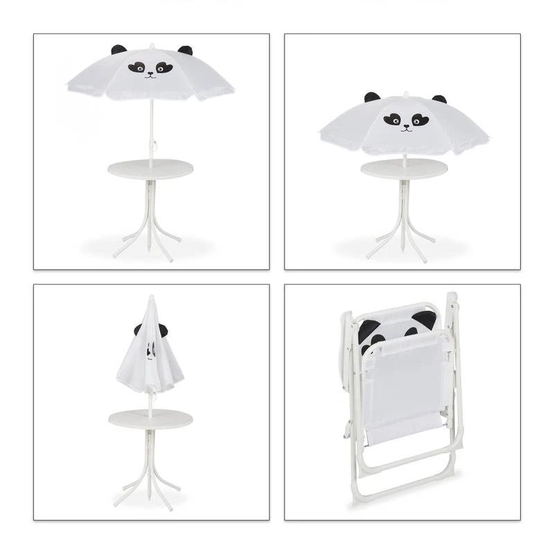 Chaises Table Enfants Avec Parasol â Image 15