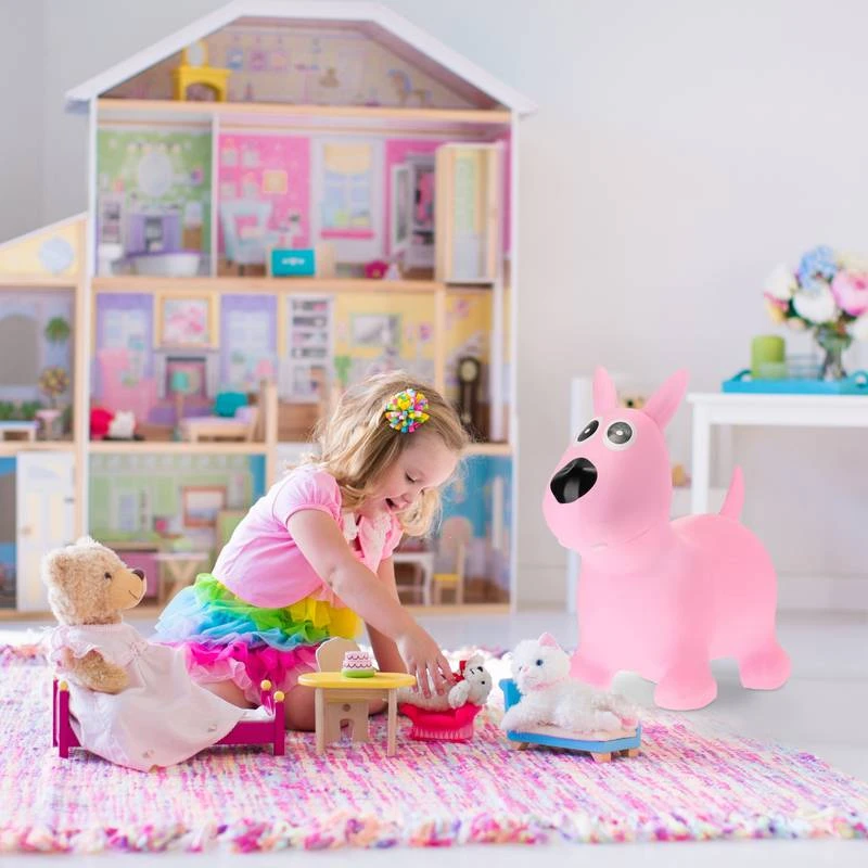 Animal Sauteur De Couleur Rose â Image 3