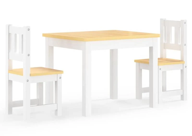 VIDAXL Ensemble De Table Et Chaises Enfant
