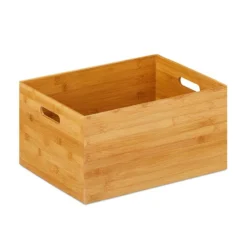 1xCaisse De Rangement Bambou Taille L