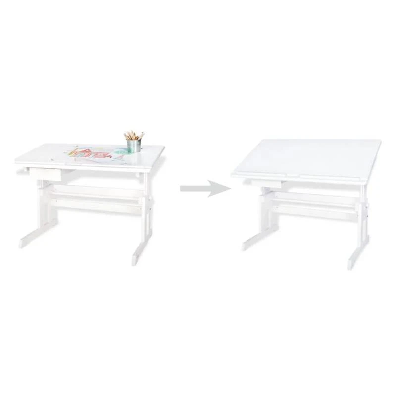 Pinolino Bureau Pour Enfants Lena , LasurĂ© Blanc â Image 3