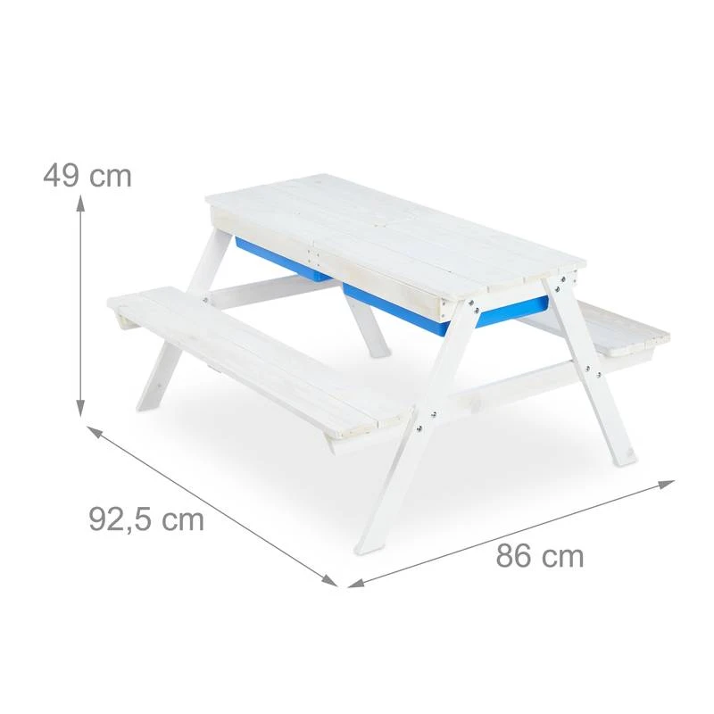 Table En Bois Pour Enfants Et Parasol â Image 10