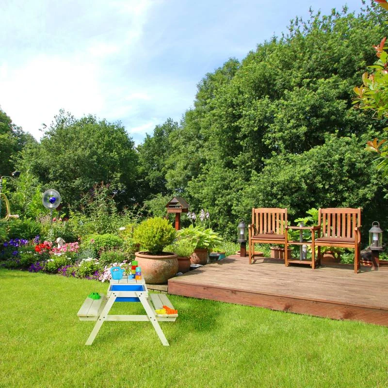 Table De Jeu Enfants En Bois Blanc â Image 2