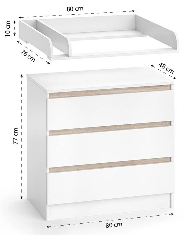 Commode Ă Langer Emma 3 Tiroirs â Image 6