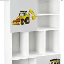 GRAND CHALET Blanc Et Grise Excavateur