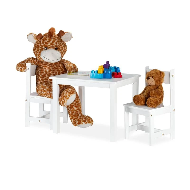 Ensemble Chaise Table Enfant, 2 Chaises