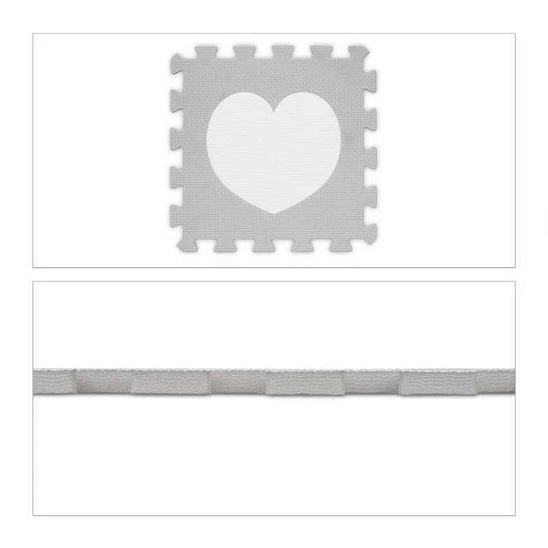 18 Pièces Tapis Puzzle Cœur – Image 17