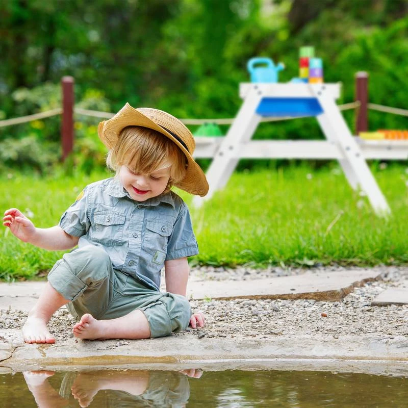 Table De Jeu Enfants En Bois Blanc â Image 4