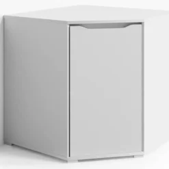 Commode D'angle Ruben Blanc