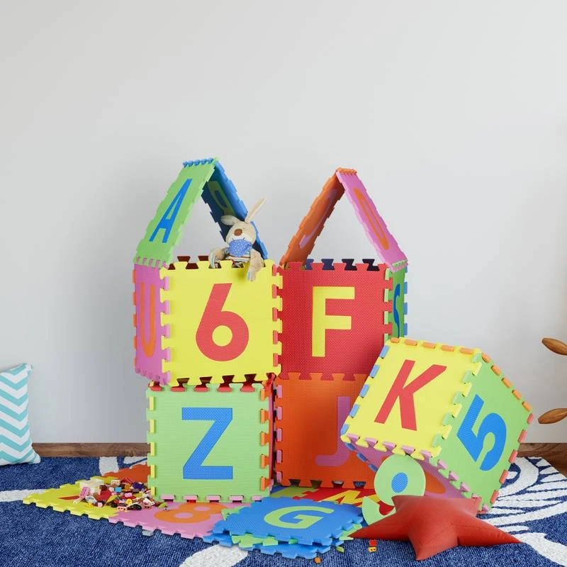 Tapis De Jeu Puzzle 86 PiĂšces Enfants â Image 3