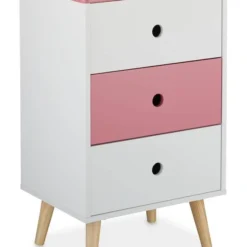 Commode Enfants Avec 3 Tiroirs