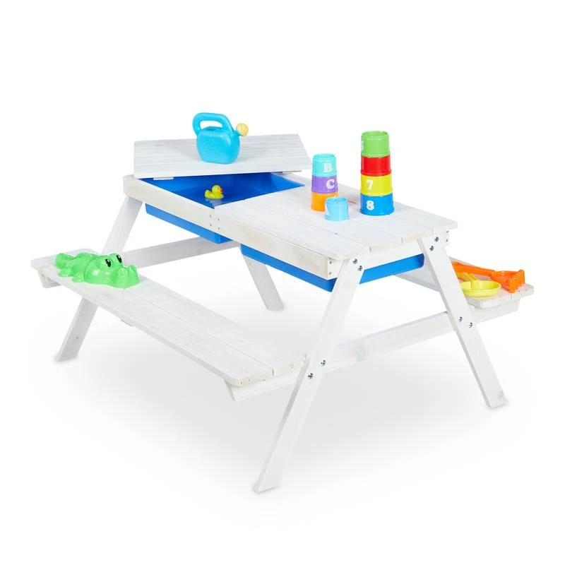 Table De Jeu Enfants En Bois Blanc