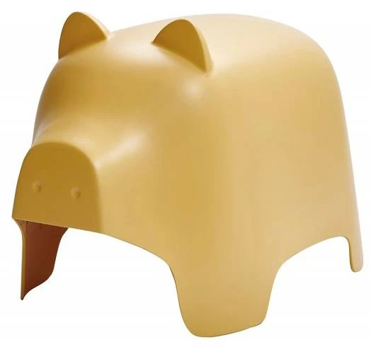 Chaise Enfant En Plastique Bleu - COCHON â Image 4