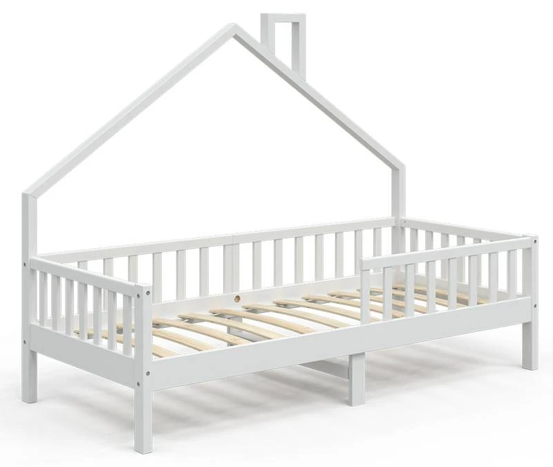 Lit Cabane Noemi 200x90cm Blanc