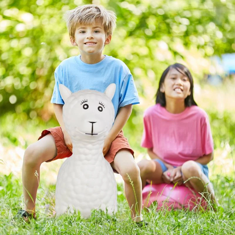 Animal Sauteur Blanc CrĂšme â Image 3