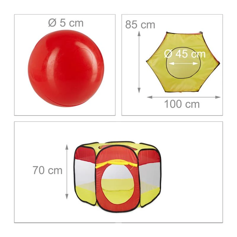 Tente Ă Balles Avec 100 Balles â Image 7