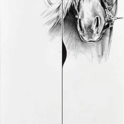 Armoire Blanche ROMA - Cheval